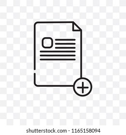 Notes vector icon isolated on transparent background, Notes logo concept