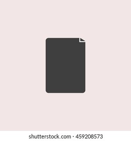 Notes web icon. Isolated illustration