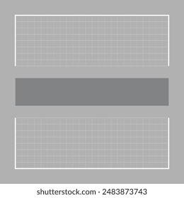 Notes with a white grid on a grey background. Bulletin board. Notice. Message card. Background. Notification board. Board.
