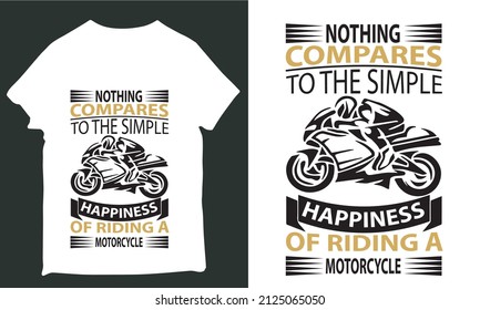nothing compares to the simple happiness of riding motorcycle