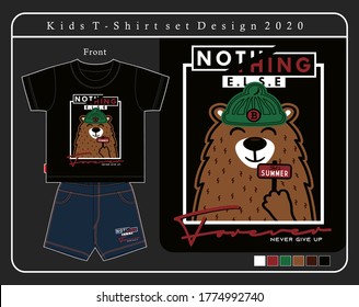 nothing else forever, vector animal cartoon illustration design