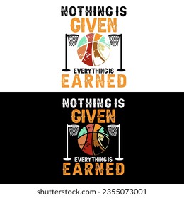 Nothing is given everything is earned