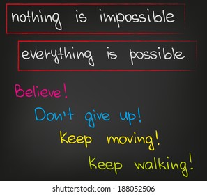 Nothing is impossible