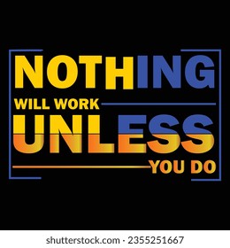 nothing will work  illustrations with patches for t-shirts and other uses