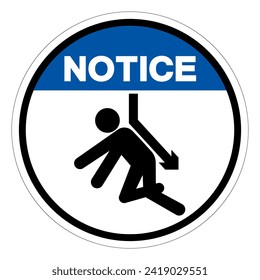 Notice Back Crush Force From Above Symbol Sign, Vector Illustration, Isolate On White Background Label .EPS10