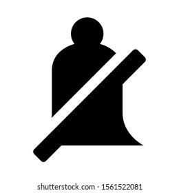 notice icon isolated sign symbol vector illustration - high quality black style vector icons
