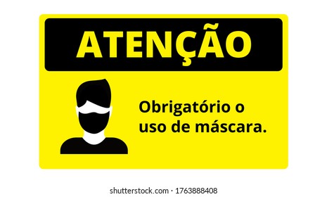 Notice of mandatory use of mascara.