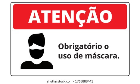 Notice of mandatory use of mascara.