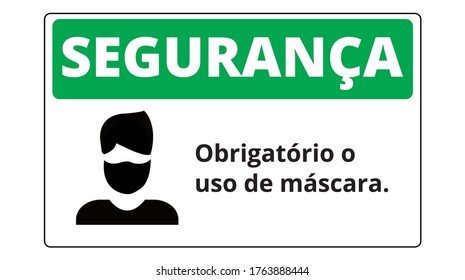 Notice of mandatory use of mascara.