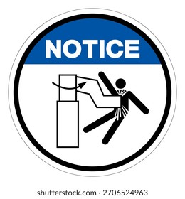Señal De Símbolo De Robot En Movimiento, Ilustración vectorial, Aislado Sobre Fondo Blanco Label.EPS10