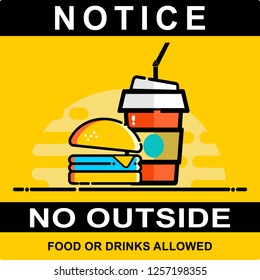 notice, no outside