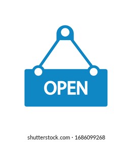Aviso, icono abierto (ilustración vectorial)