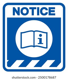 Signo del símbolo de las instrucciones de los operadores, Ilustración vectorial, aislado en la etiqueta blanca del fondo.EPS10 
