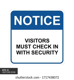 NOTICE. Security check point. Poster about safety precautions, warnings about dangerous situations in the region.
