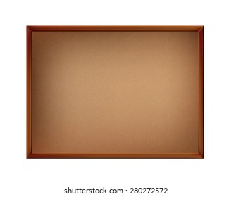 Noticeboard isolated on white background, vector eps10 illustration.