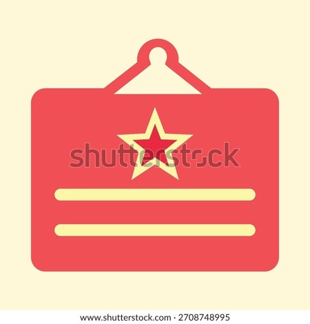 Noticeboard smart trendy vector goodly amazing design useful Illustration colorful background.eps