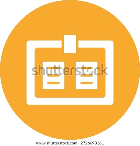 Noticeboard Vector Icon Design Illustration