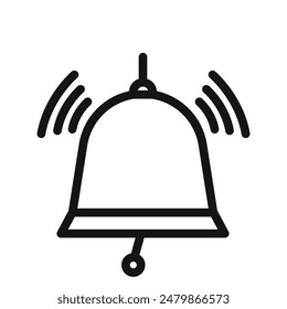 Notification Alert Bell Icon Perfect for Reminders