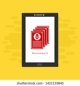notification alert on mobile phone vector template
