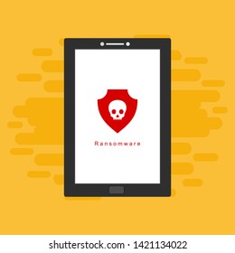 notification alert on mobile phone vector template