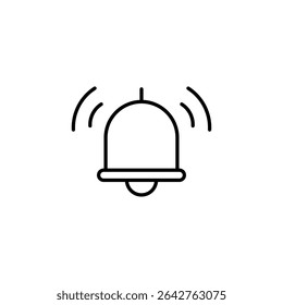 notification alert, ring, bell icon