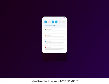 Notification Alerts Pop Up Panels Smartphone Phone User Interface User Experience UI Template Vector Illustration