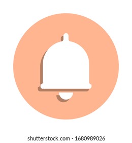 Icono de identificador de notificación. Glifo simple, vector plano de iconos web para ui y ux, sitio web o aplicación móvil