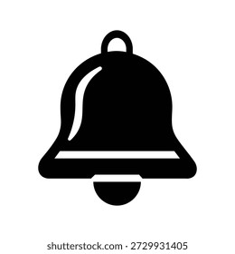 Icono de campana de notificación, alerta, recordatorio, notificación de mensaje