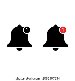 Notification bell icon for apps and web sites