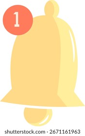 Icono de campana de notificación con contador