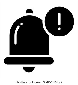 Notification Bell Icon Element For Design