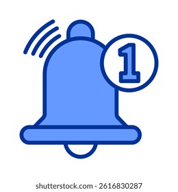 Notification Bell Icon Element For Design