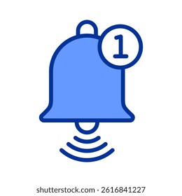 Notification Bell Icon Element For Design
