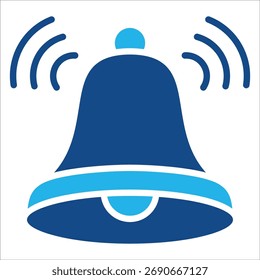 Elemento de icono de campana de notificación para diseño