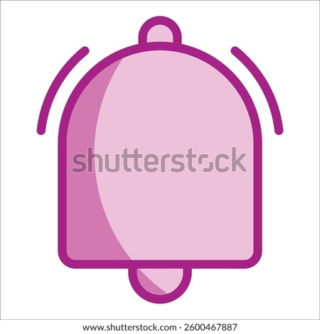 Notification Bell Icon Element For Design