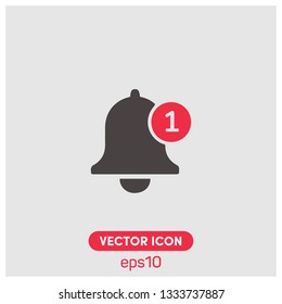 Notification bell icon for incoming inbox message. Perfect notification bell icon vector. Ui/Ux. Premium quality.