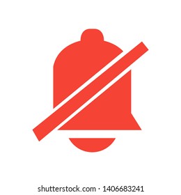 Notification bell icon for incoming inbox message. Vector ringing bell and notification number sign for alarm clock and smartphone application alert - Vector