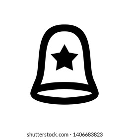 Notification bell icon for incoming inbox message. Vector ringing bell and notification number sign for alarm clock and smartphone application alert - Vector