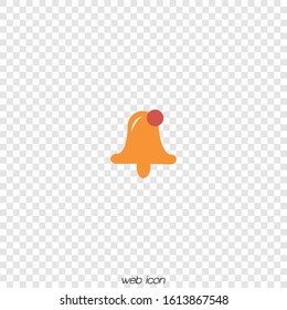 Notification bell icon for incoming inbox message.