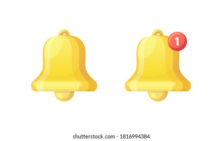 Notification Bell Icon For Incoming Inbox Message