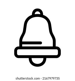 notification bell  icon or logo isolated sign symbol vector illustration - high quality black style vector icons
