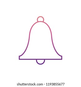 notification bell icon in nolan style. One of Web collection icon can be used for UI, UX