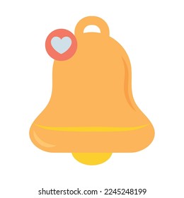 notification bell icon on white background