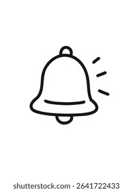 notification bell icon,  reminder symbol