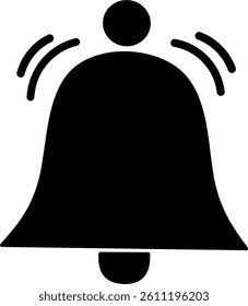 Notification bell icon set. Alarm symbol. Incoming message symbol. Bell for subscribe, alarm and push chat alert, new notification, reminder and Ideal for alert systems and mobile apps