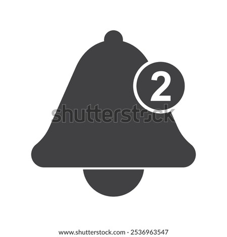 Notification Bell Icon Set Alert Concept Vector