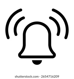 Conjunto de iconos de campana de notificación. Icono de campana de notificación de mensaje establecido en relleno. Símbolos de la campana de notificación en el fondo blanco. Campana, notificación, íconos, símbolo, Vector, conjunto de colores