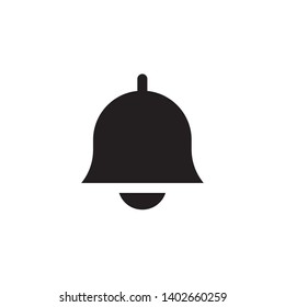 notification bell icon symbol sign, vector, eps 10