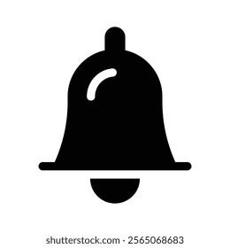 A notification bell icon, symbolizing alerts, updates, or messages