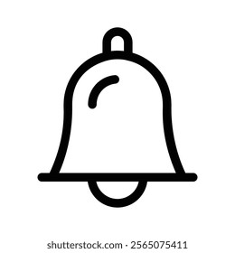 A notification bell icon, symbolizing alerts, updates, or messages